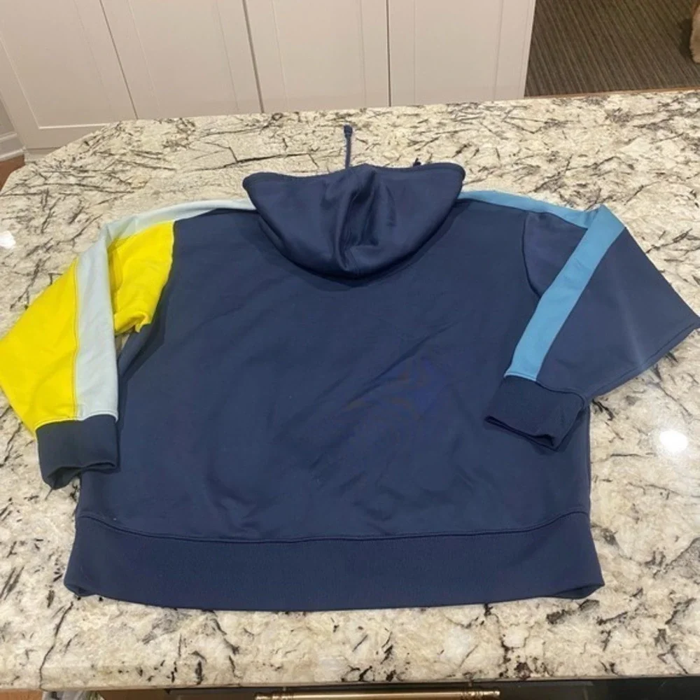 Nike Navy‎ Colorblock Hoodie- Size Medium